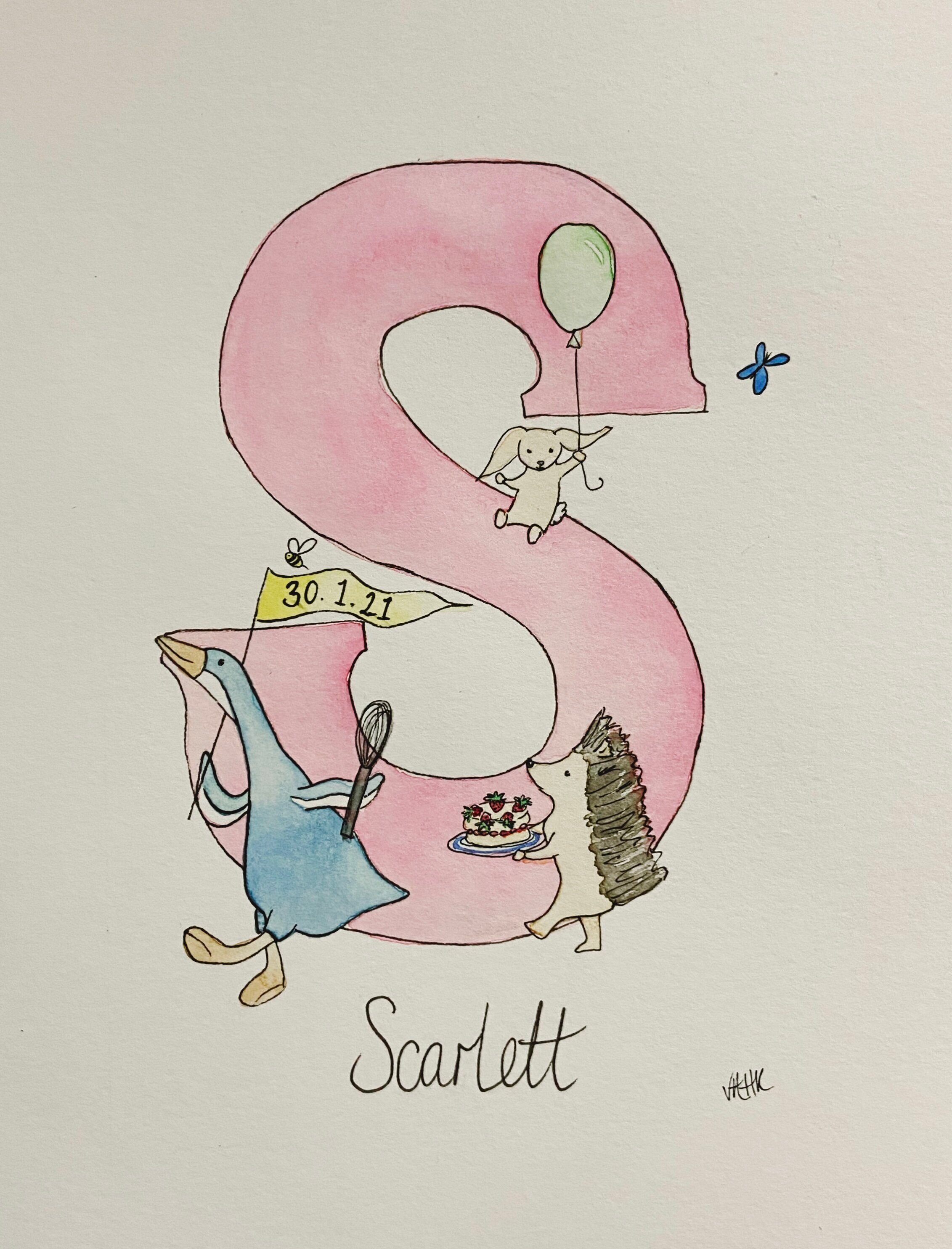 Scarlett illustration