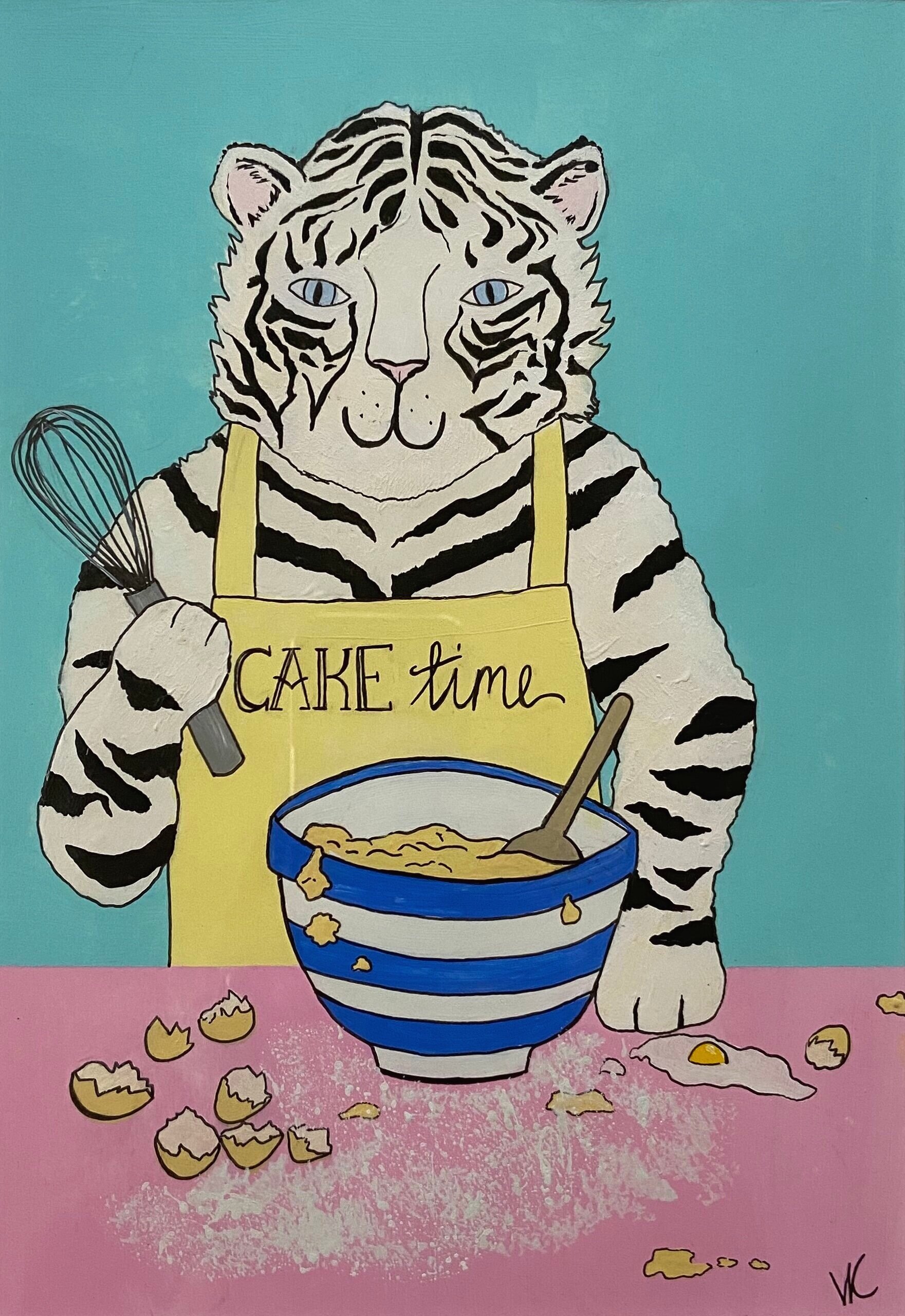 Cake time illustration
