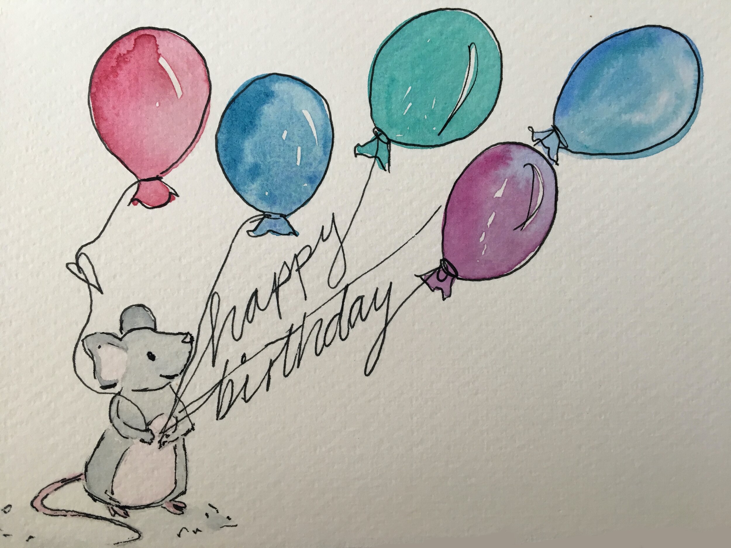 Birthday mouse