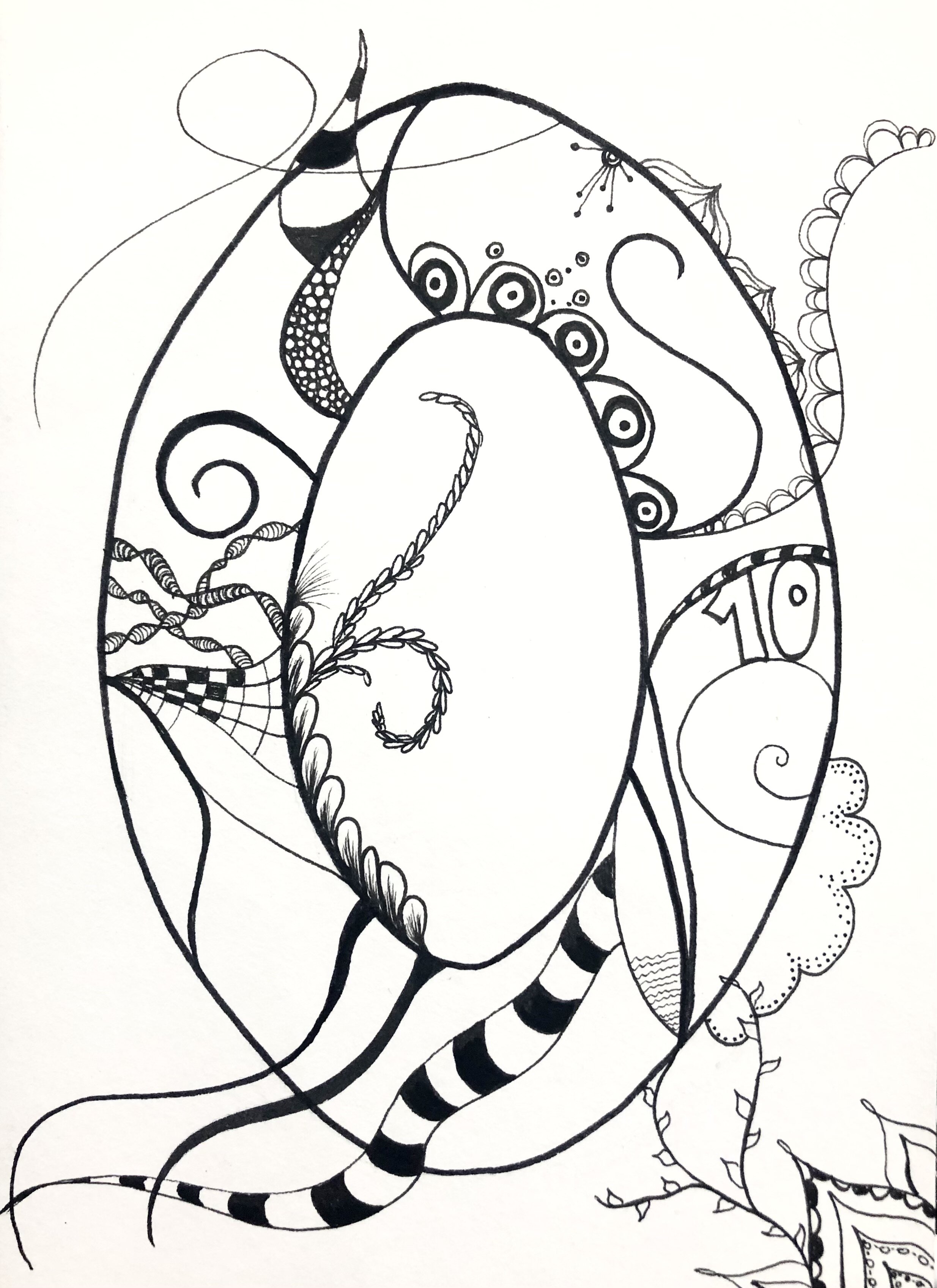 Letter O illustration